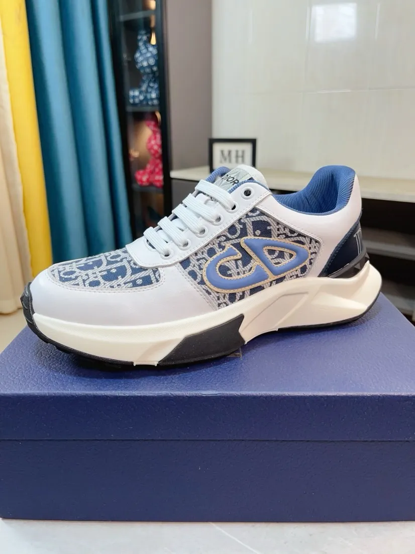 Men's men's shoes 💰438🌹🌹【Dior】Best-selling official website world premiere🔝High-end men's shoes brand official website latest series: The upper is made of imported cowhide with specially designed fabrics➕Mesh breathable lining. Make walking more convenient and comfortable! Compared with the official quality, Midea’s 1:1 replica. Create a fashionable personality to set off your uniqueness! A must-have for trendy men! Classic style. Men's sizes: 38-44.